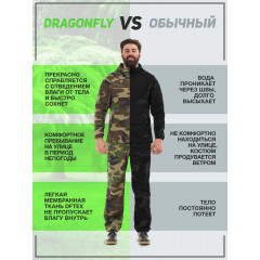 Костюм спортивный Dragonfly Active Цвет Camo Dark