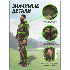 Костюм спортивный Dragonfly Active Цвет Camo Dark