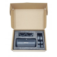 Фонарь велосипедный передний JETCAT LIGHT PRO 1200PB - светодиодный аккумуляторный c USB