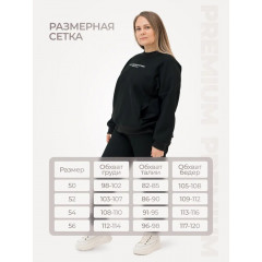 Костюм спортивный Status Большие размеры Цвет: черный