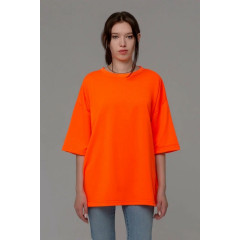 Футболка Магазин Толстовок, оверсайз, футер, однотонная, трикотаж, размер -Unisex-(Женский)