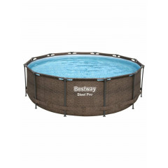 Бассейн каркасный Steel Pro, 305×100 см, круглый, 5617P Bestway