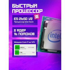 Игровой компьютер intel 12 ядер RX 580 ОЗУ 32 ГБ SSD 1 ТБ, Windows 10