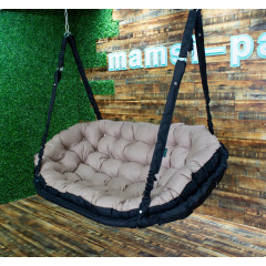 Качели-диван "Mamsi-papsi", 140 см, каркас из металла, нагрузка до 200кг