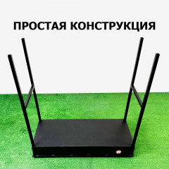 Мангал Мультиагро "Компактный-90", разборный, сталь 3мм, под 11 шампуров, чаша 90х35х15см