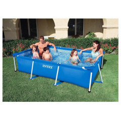 Бассейн каркасный прямоугольный Intex Rectangular Frame 28272, 300х200см, выс.75 см