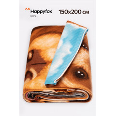 Простыня вафельная 150Х200 Happy Fox Home