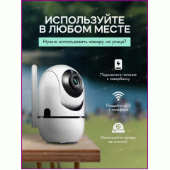 Камера видеонаблюдения wifi ip видеокамера мини для умного дома